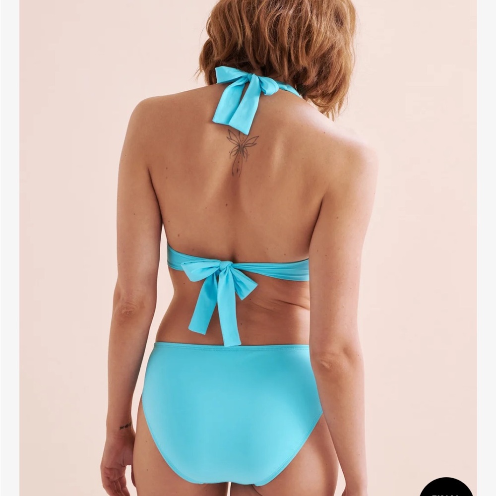 Turquoise Triangle Bikini Set - Picture 2 of 3